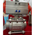 Stainless Steel Pneumatic Actuator 2 inch Ball Valve